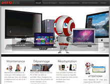 Tablet Screenshot of infobis.fr